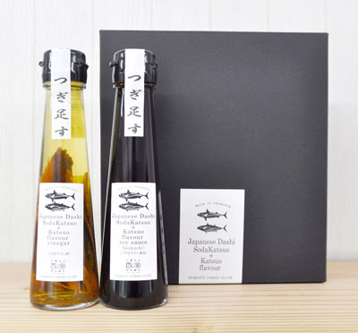 Japanese Dashi Katsuoflavor soysauce ＆Vinegar 2本セット［だし醤油/濃口　だし酢］　[SHM37204]