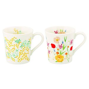 ペアマグセット　ミモザ・チューリップ[SE6-131-3]