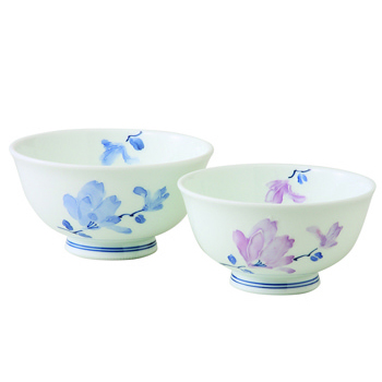 辻が花　組飯碗　[SE6-142-2]