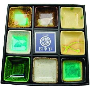 古窯絵変り８客珍味小鉢揃[SE6-145-2]