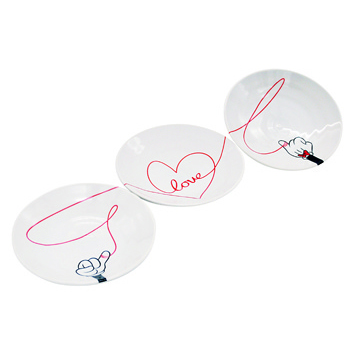 ラブイズ　中皿セット[SE6-152-5]