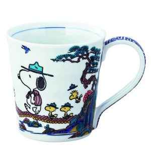 ピーナッツ　マグ（山水）[SE6-154-8]