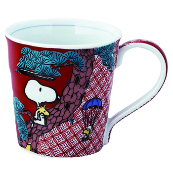 ピーナッツ　マグ（赤絵）[SE6-154-9]
