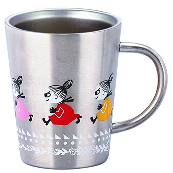 ムーミン　二重マグ（リトルミイ）　[SE6-155-5]