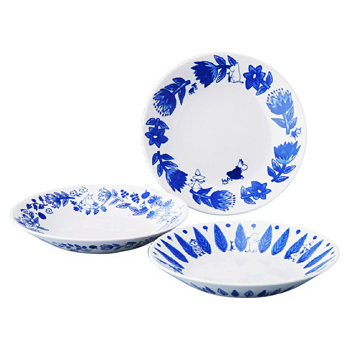 ムーミン　トリオパスタプレートセット　[SE6-155-10]