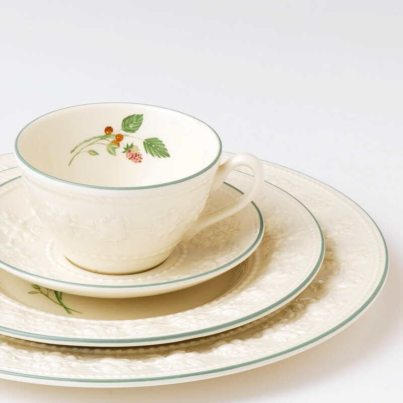 ウェッジウッド クイーンズウェア コレクション　ペアティーカップ＆ソーサー[3050-054]-2