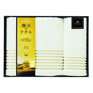 魔法のタオルｐｒｉｍｅバスタオル１フェイスタオル１　[SE6-91-3]