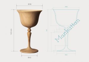木の器おしゃれグラスサイズ大きさ