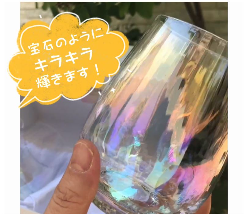 女性友人に引き出物として人気♪キラキラ宝石のような可愛いパールグラス。<br>引き出物宅配なら安心して贈れます！