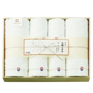 今治謹製　白織タオル　バスタオル2P＆フェイスタオル2P＆ウォッシュタオル2P[SE6-78-6]