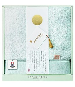 楠橋紋織謹製　天の川バスタオル１　グレー[SE6-91-7]