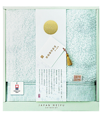 楠橋紋織謹製　天の川バスタオル１　グレー[SE6-91-7]