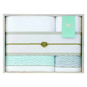 瀬戸内逸品しおさいバスタオル１フェイスタオル１　[SE6-84-3]