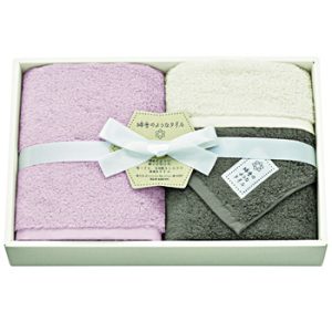 綿雪ベルベットフェイスタオル２ウォッシュタオル１　ピンク[SE6-85-5]