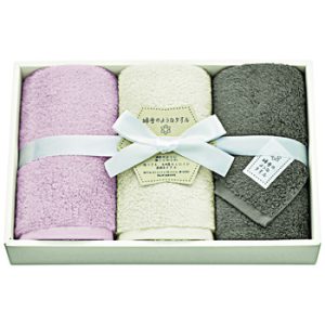 綿雪ベルベットフェイスタオル３P　ピンク　[SE6-85-7]