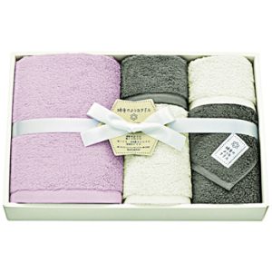 綿雪ベルベットバスタオル1フェイスタオル2ウォッシュタオル2　ピンク[SE6-85-11]