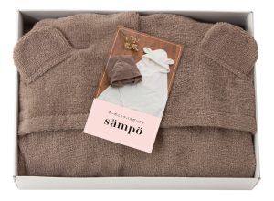 sampo -さんぽ-　オーガニックバスポンチョ（くま）[42040]