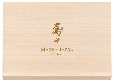 寿々　日本製　愛媛今治　木箱入り紅白タオルセット[60301]-2