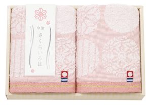 今治　さくらいろは　日本製　愛媛今治　タオルセット[64610]