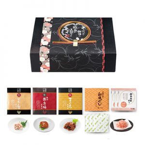 至福のだし茶漬け15A【ずわい蟹・南高梅・まぐろ】　[115005]