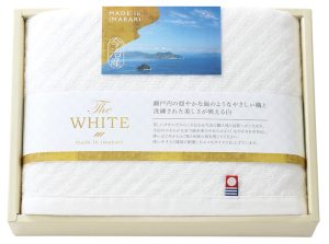 今治　The WHITE(ザ ホワイト)　日本製　愛媛今治　スリムバスタオル[65615]