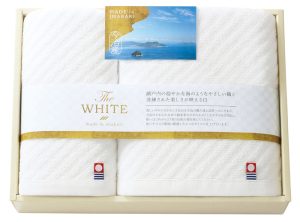 今治　The WHITE(ザ ホワイト)　日本製　愛媛今治　タオルセット[65625]