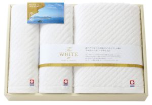 今治　The WHITE(ザ ホワイト)　日本製　愛媛今治　タオルセット[65650]