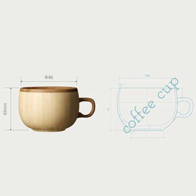 【RIVERET/リヴェレット】コーヒーカップ  単品　ホワイト　[RV-206W]-3