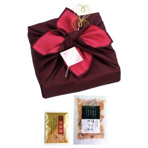 鰹節ギフトセット風呂敷包濃茶和奏