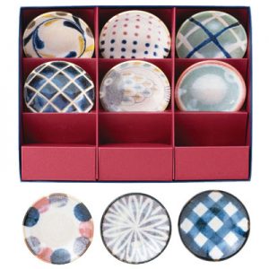 ブラッシュカラー　九重小皿揃[SE6-145-3]