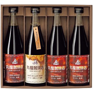 丸福珈琲店　アイスコーヒーセット　４本［94049-07]