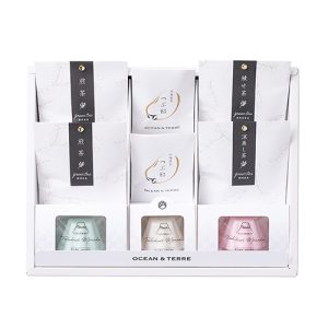 富士絶景手作り最中&日本茶ｾｯﾄ[A698]