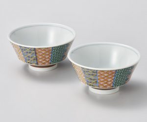 Somenishiki Shonzuiペア茶碗（大）　[16685]