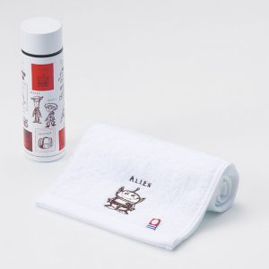 Stainless bottle & Towel Setボトル&タオルセット（トイ・ストーリー/ブラウン）　[3286-11]※2023年3月で生産終了