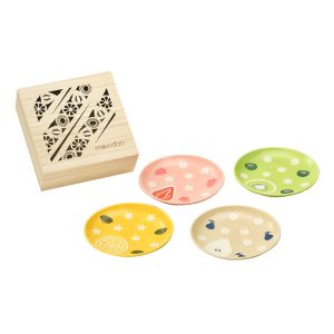 モエダン　木箱入プレート4P [MD-3003A]