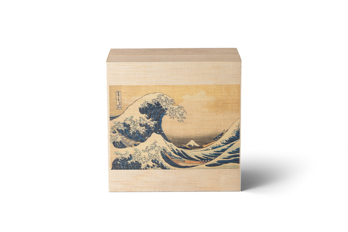 茶楽JAPAN　抹茶碗(青海波)木箱入[MW-1862]-3