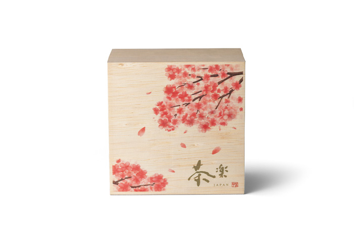 茶楽JAPAN　抹茶碗(舞桜)木箱入[MW-1895]-3