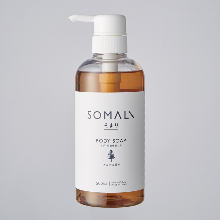 そまり　ボディ用液体石けんとタオルのセット[73230]-2