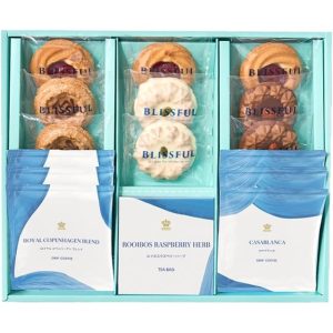 ４種の焼き菓子＆ロイヤル　コペンハーゲン　ドリップコーヒー＆ティーセット１６個［95004-04］
