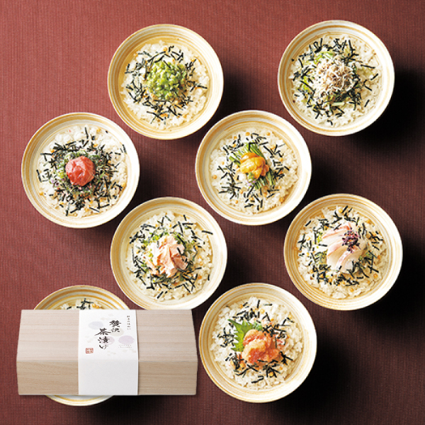 料亭の味わい　贅沢茶漬け木箱セット[GM506]-2