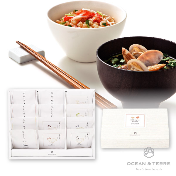 炊き込みご飯とお吸い物ｾｯﾄE[A699]-2