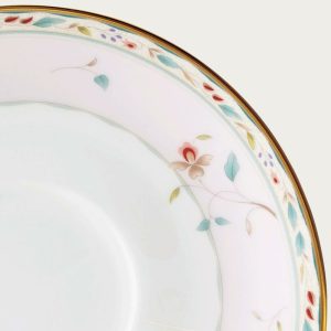 [4409-56L/P50717A]花更紗　ティー・コーヒー碗皿ペアセット（色変り）