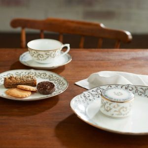 [1748L/P94710]ソフィランス　コーヒー碗皿ペアセット