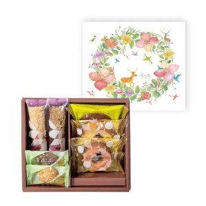 森の庭　森の焼き菓子　フラワーリース　７個入［95046-01］